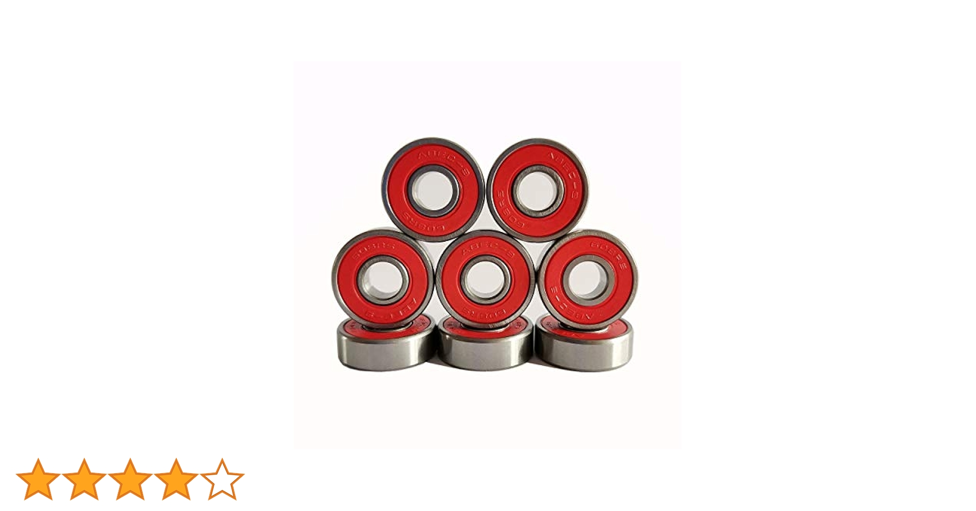 スケートボード　スケボー　ABEC9ベアリング採用　OK8 レッド 赤 Amazon | MARUFANG スケボーベアリング スケートボード